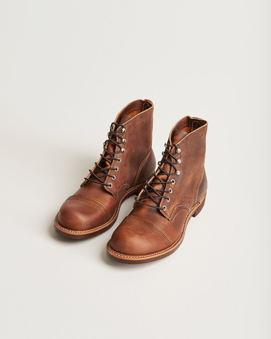 Herr | Handgjorda skor | Red Wing Shoes | Iron Ranger Boot Copper Rough/Though Leather