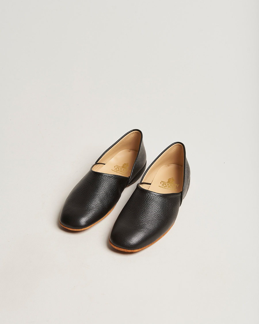 Herr | Julklappstips | Crockett & Jones | Grecian Home Slipper Black