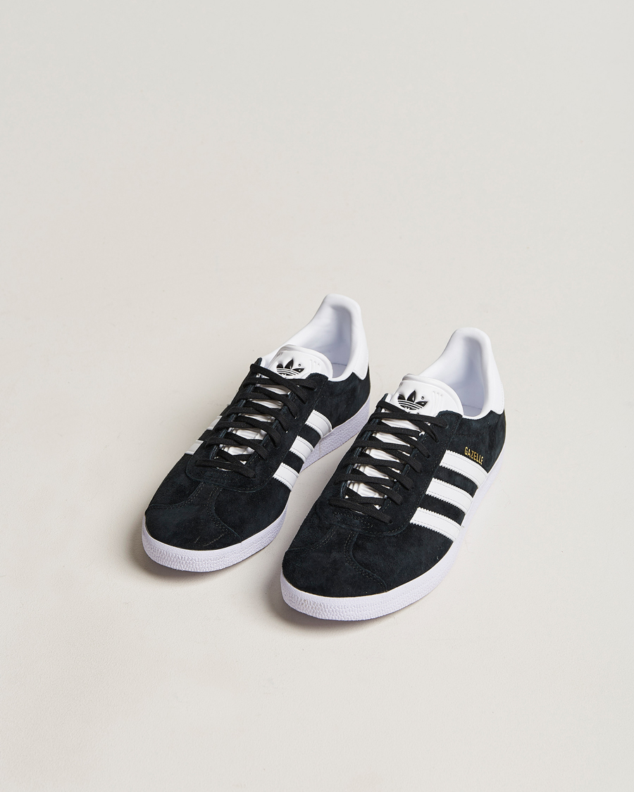Herr | Skor | adidas Originals | Gazelle Sneaker Black Nubuck