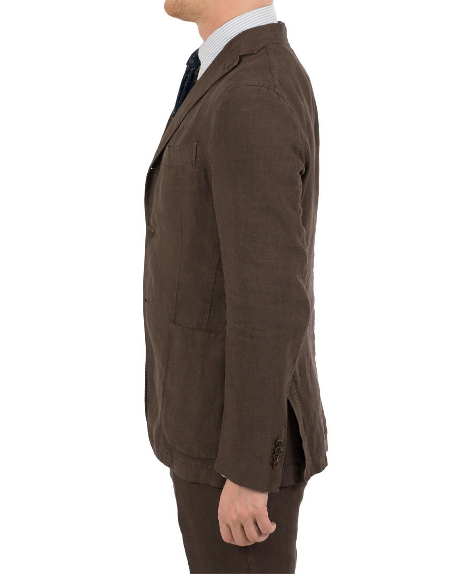 Herr | Kostymer | Boglioli | K Jacket Linen Suit Brown