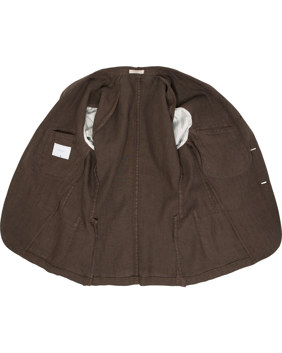 Herr | Kostymer | Boglioli | K Jacket Linen Suit Brown