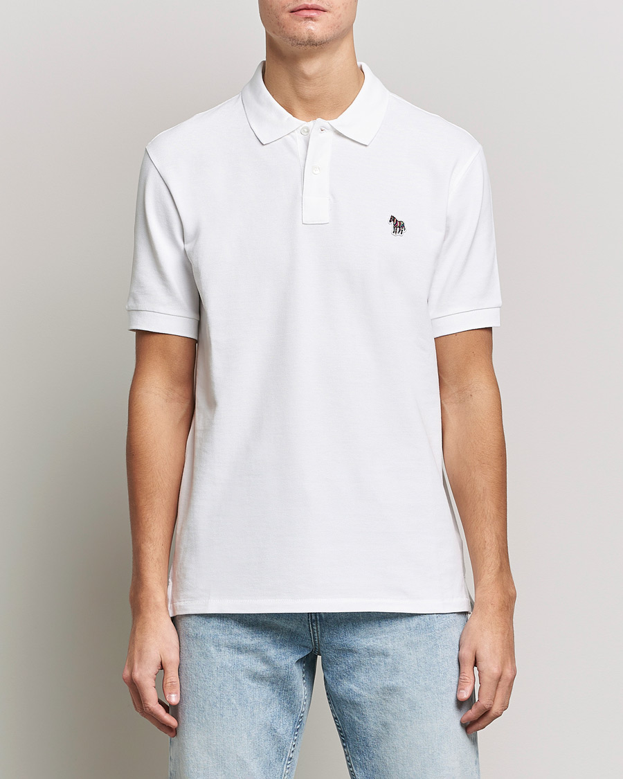 Herr | PS Paul Smith | PS Paul Smith | Regular Fit Zebra Polo White