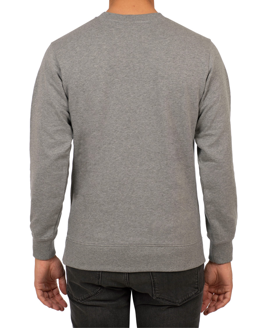 Neck Klein Heather Basic Sweatshirt Calvin Monogram Jeans Crew | Grey Logo