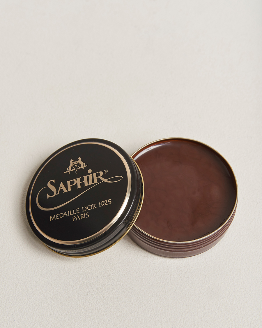 Herr | Skor | Saphir Medaille d\'Or | Pate De Lux 50 ml Medium Brown