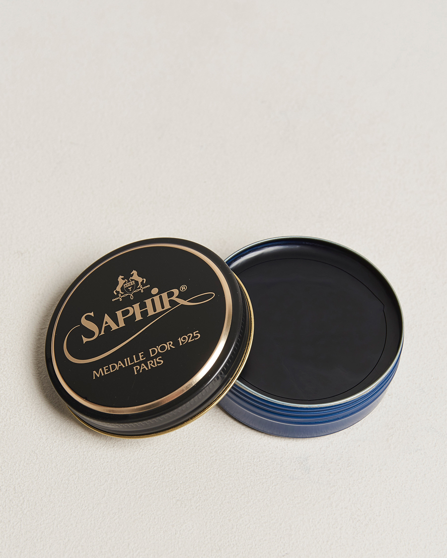 Herr | Skor | Saphir Medaille d\'Or | Pate De Lux 50 ml Navy Blue