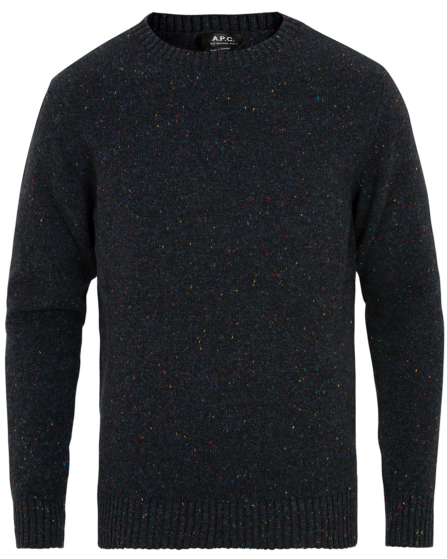 A.P.C. Rory Donegal Sweater Marine hos CareOfCarl