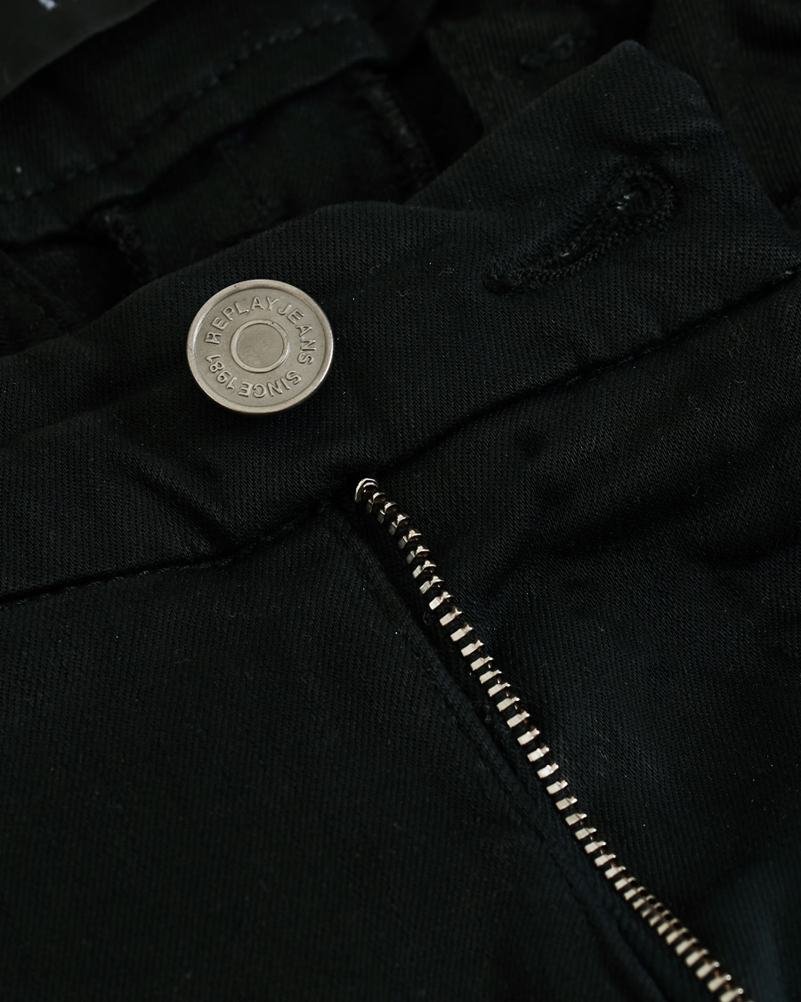 Herr | Byxor | Replay | Hyperflex Chinos Black