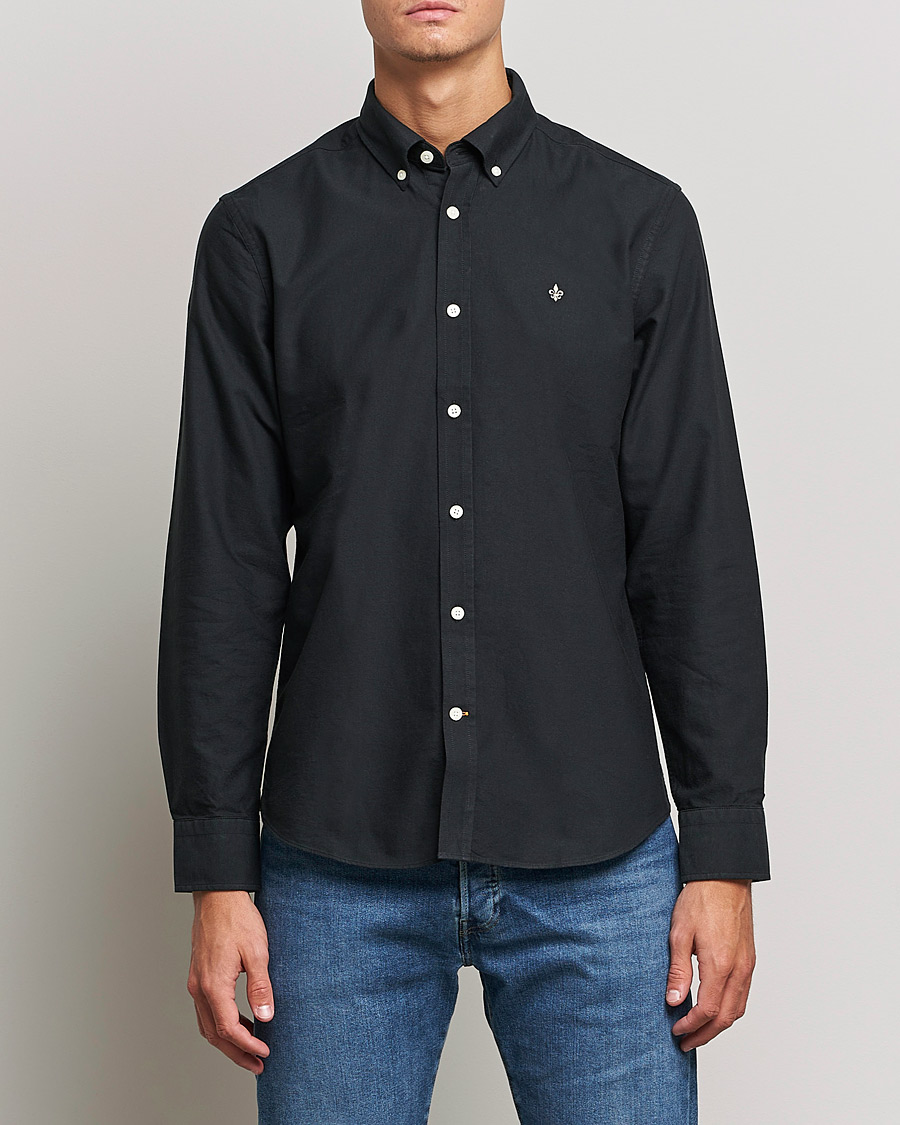 Herr | Preppy Authentic | Morris | Douglas Oxford Shirt Black