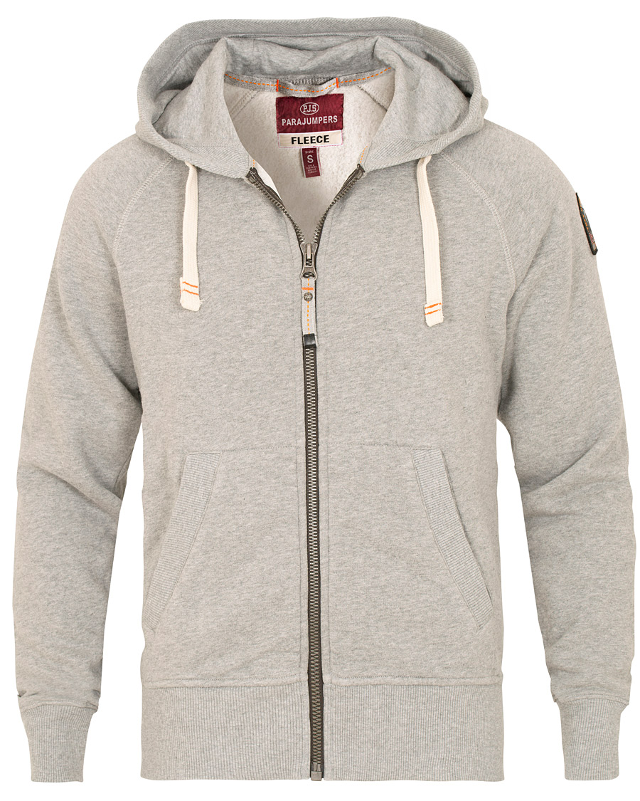 Parajumpers Sampson Zip Hoodie Steel Melange