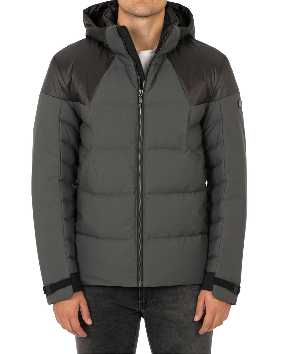 BOSS Athleisure Jeiko Down Hooded Jacket Grey