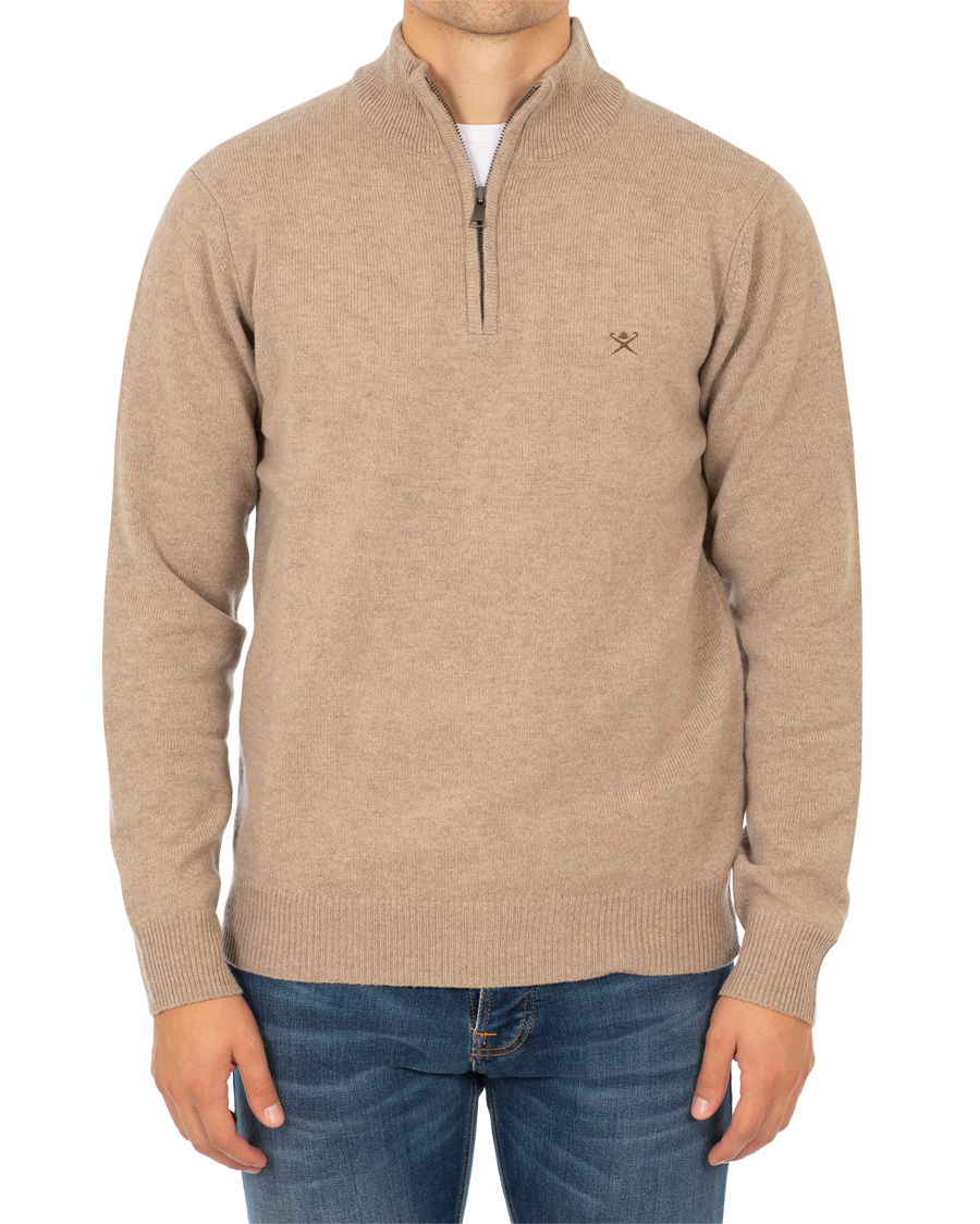 Hackett lambswool half zip on sale jumper