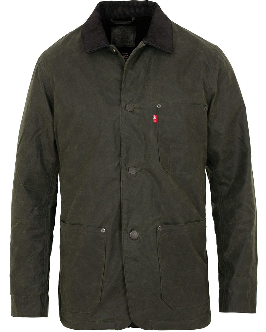 Levi's engineer coat store green