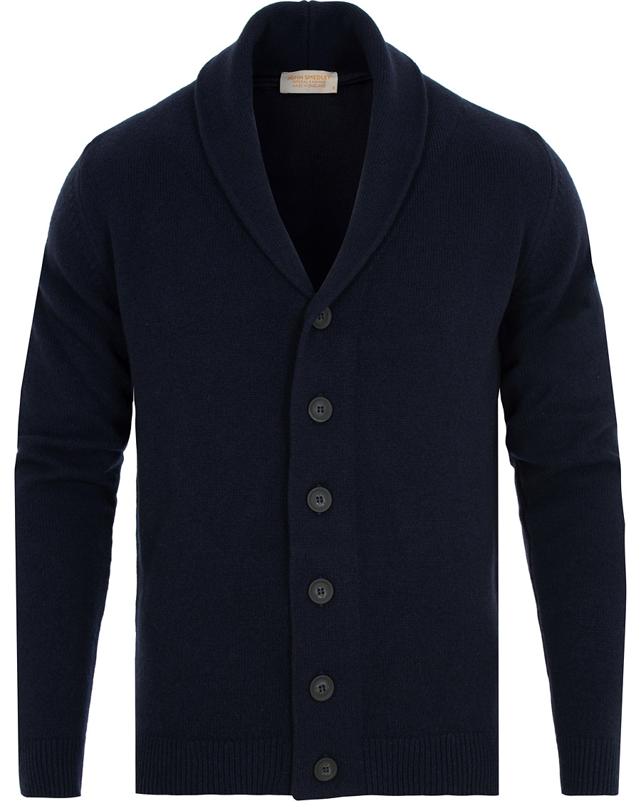 John Smedley Patterson Merino Shawl Cardigan Midnight | Herr