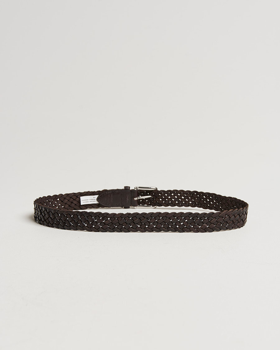 Herr | Gåvor | Polo Ralph Lauren | Braided Leather Belt Dark Brown