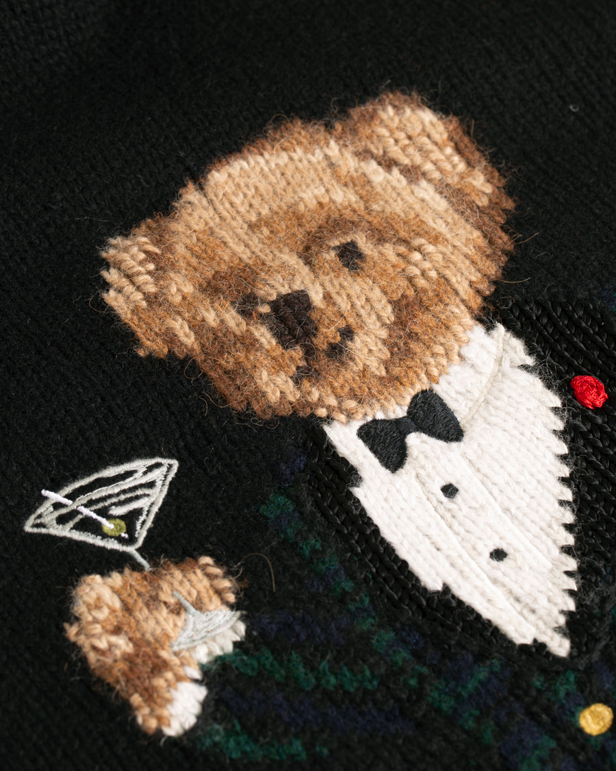 Ralph lauren martini bear on sale hoodie