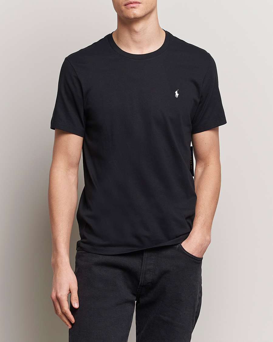 Herr | Kortärmade t-shirts | Polo Ralph Lauren | Liquid Cotton Crew Neck T-Shirt Black