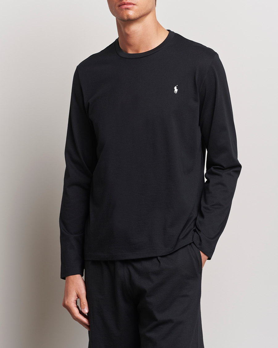 Herr | Långärmade t-shirts | Polo Ralph Lauren | Liquid Cotton Long Sleeve Crew Neck Tee Black