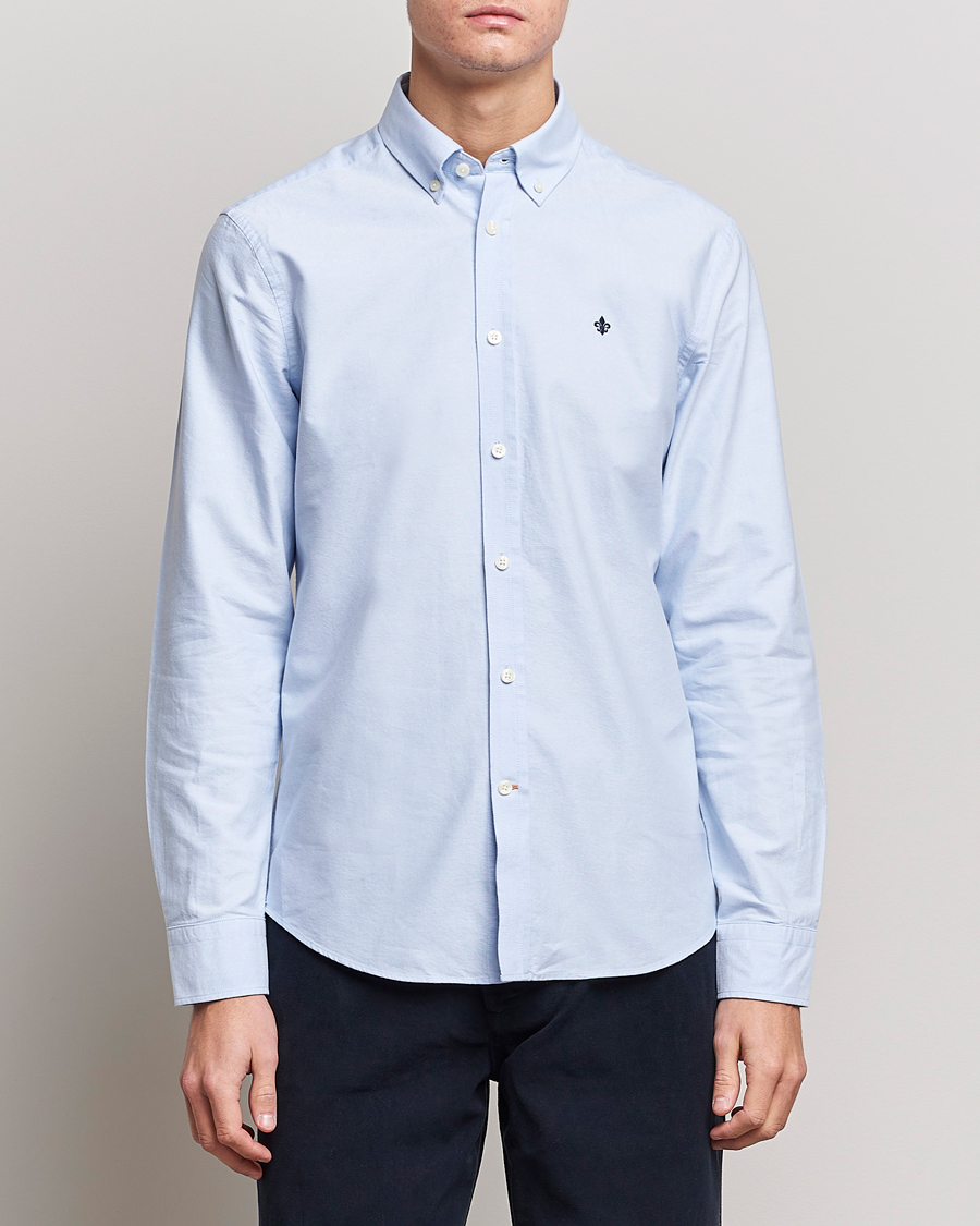 Herr | Casual | Morris | Douglas Oxford Shirt Light Blue