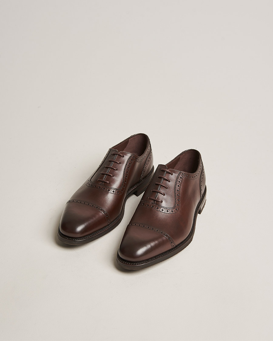 Herr | Brogues | Loake 1880 | Fleet Brogue Shadow Sole Dark Brown Calf