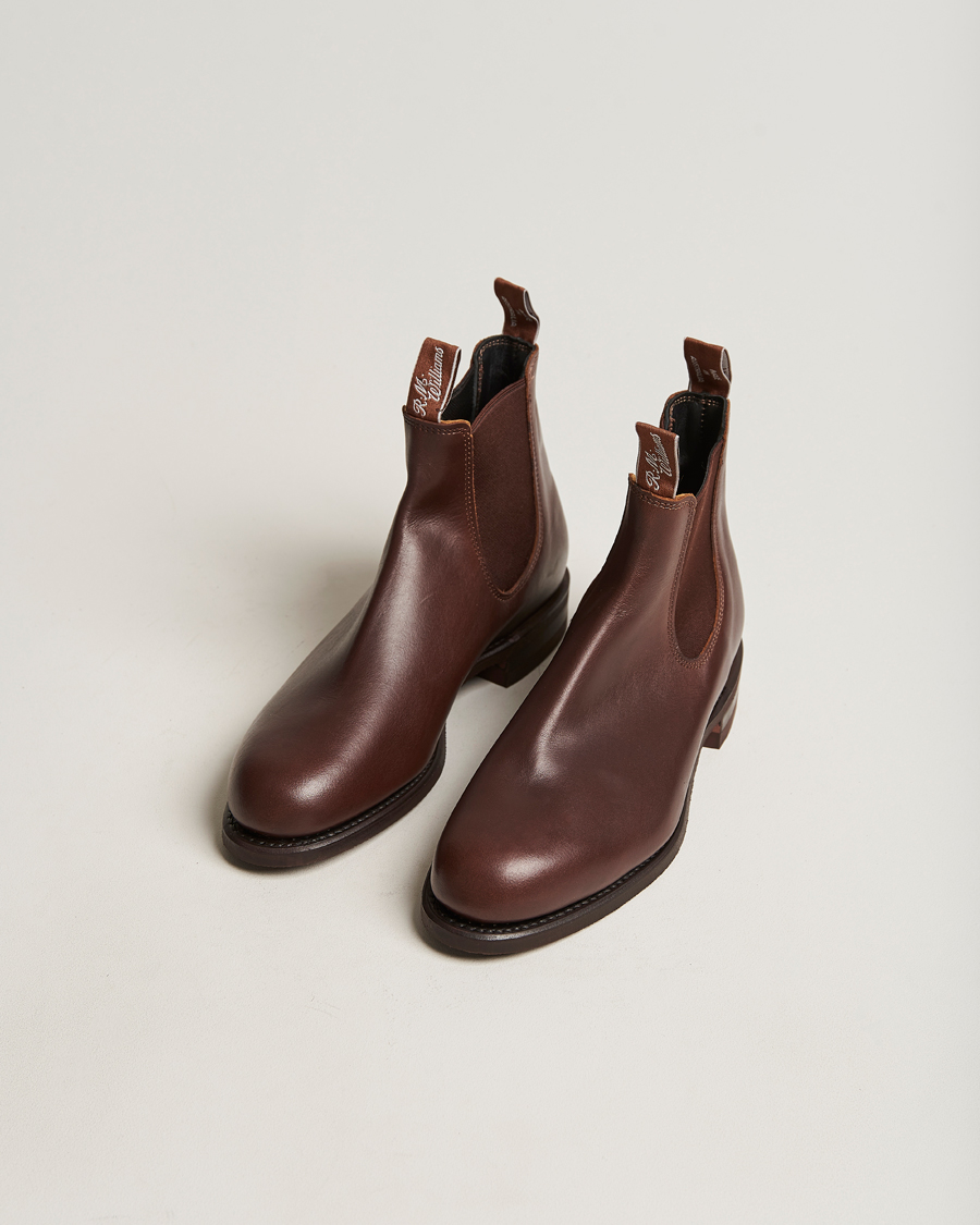 Herr | Chelsea Boots | R.M.Williams | Wentworth G Boot Yearling Rum