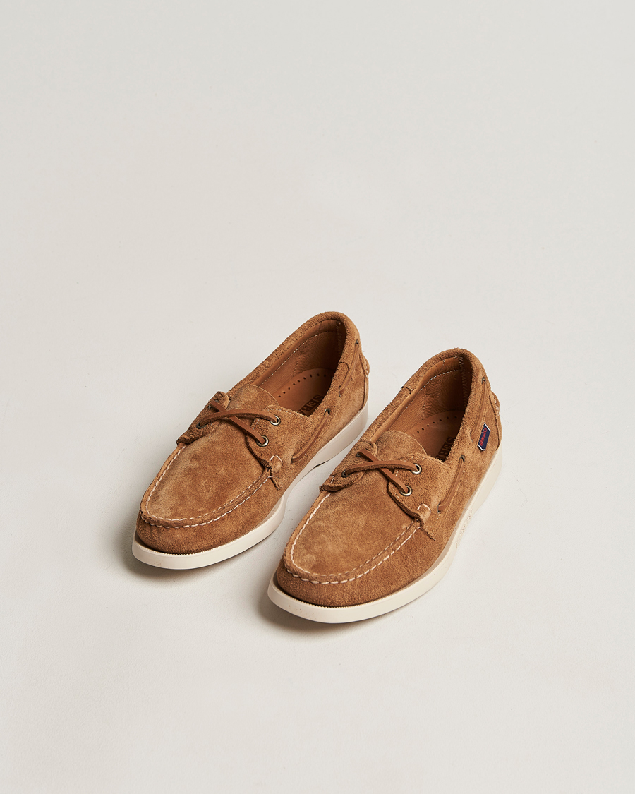 Herr |  |  | Sebago Docksides Suede Boat Shoe Brown Cognac