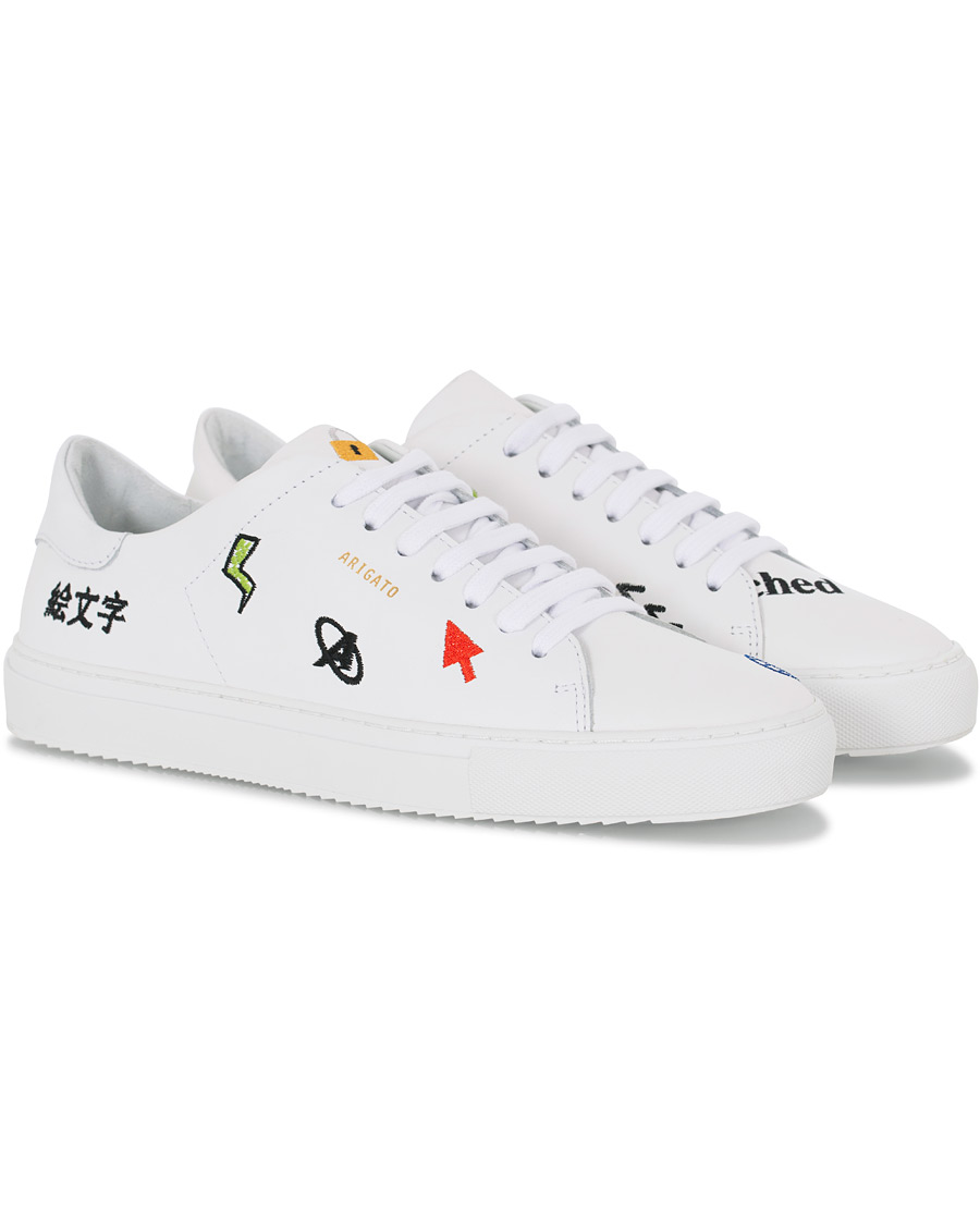 Axel Arigato Clean 90 Emoji Sneaker White Leather