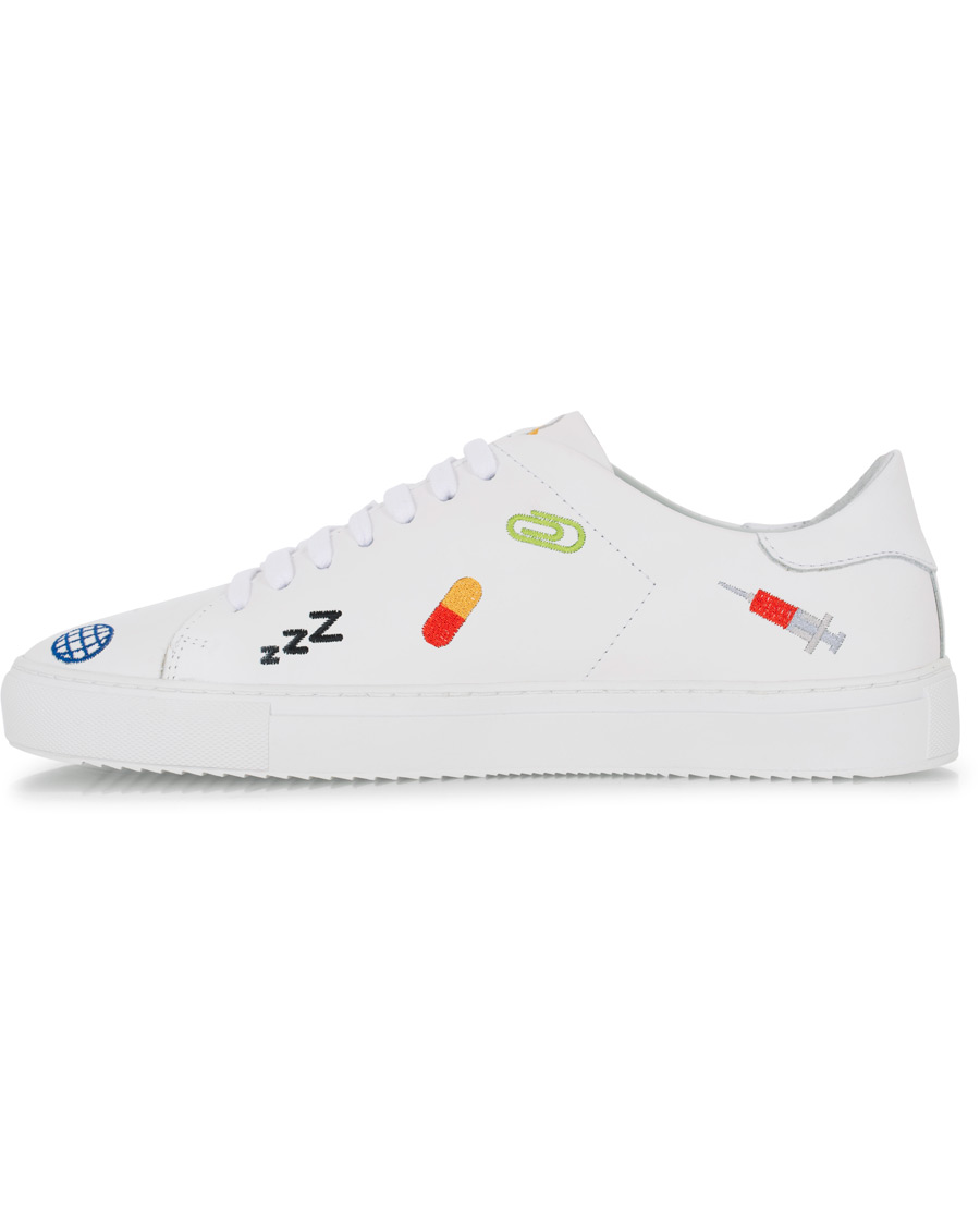 Axel Arigato Clean 90 Emoji Sneaker White Leather Herr Care of