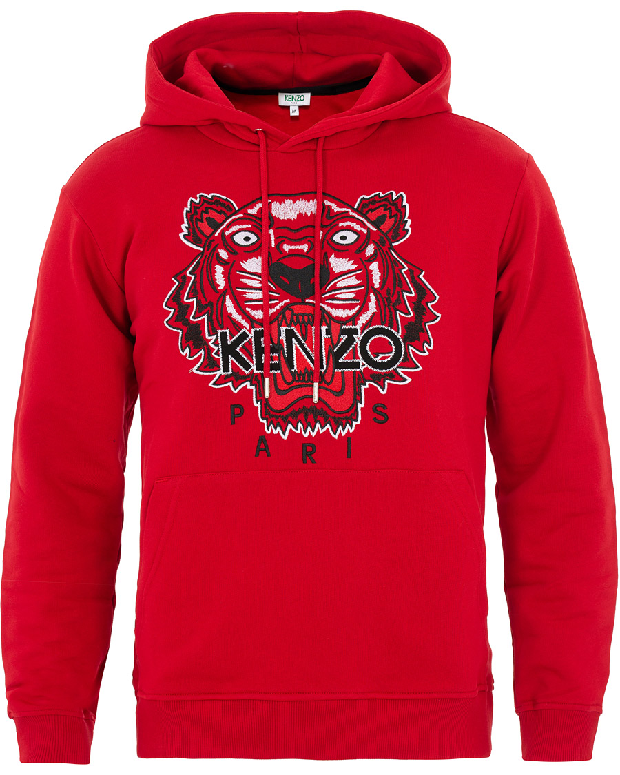 Red best sale kenzo hoodie