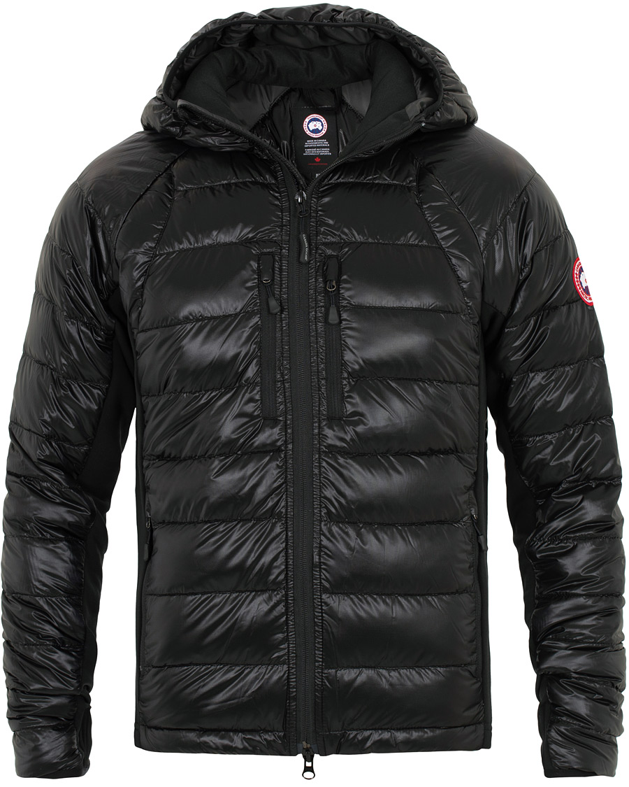 canada goose hybridge lite hoody black