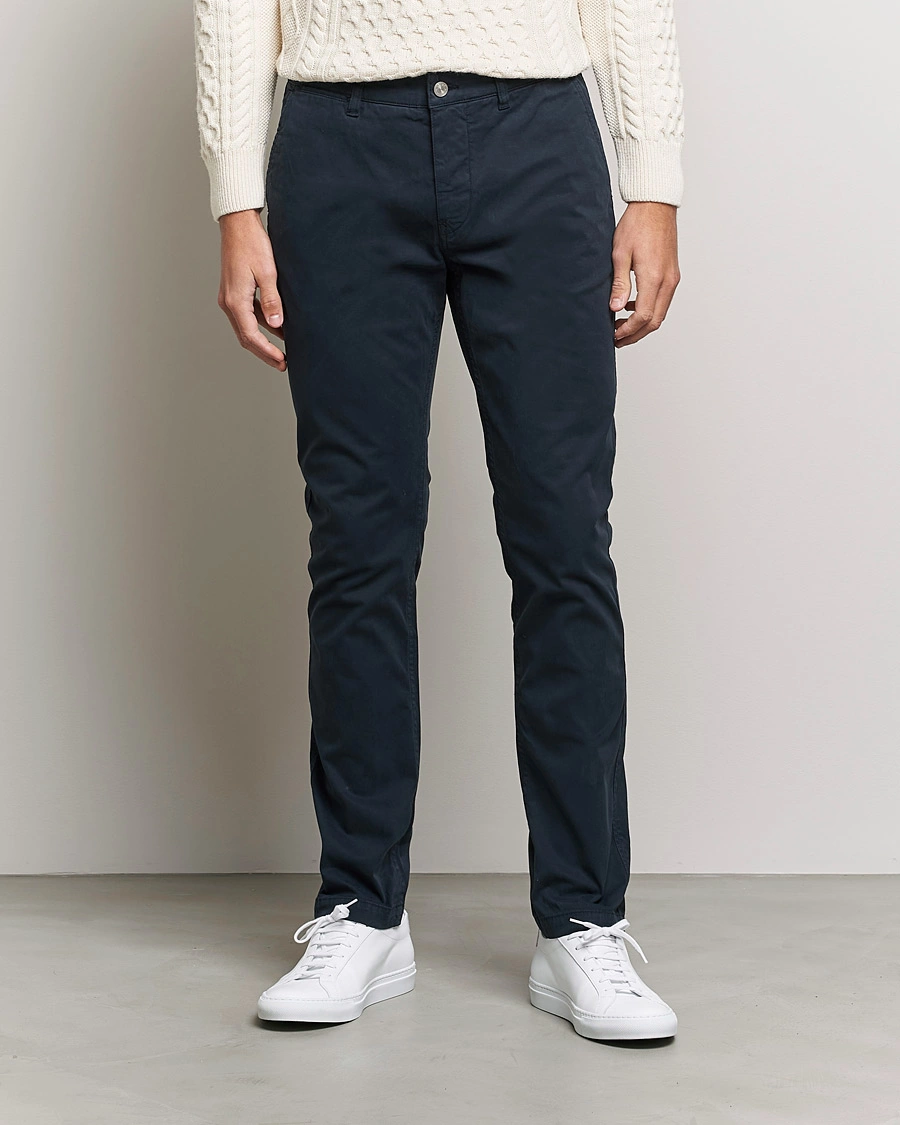 Herr |  | NN07 | Marco Slim Fit Stretch Chinos Navy Blue