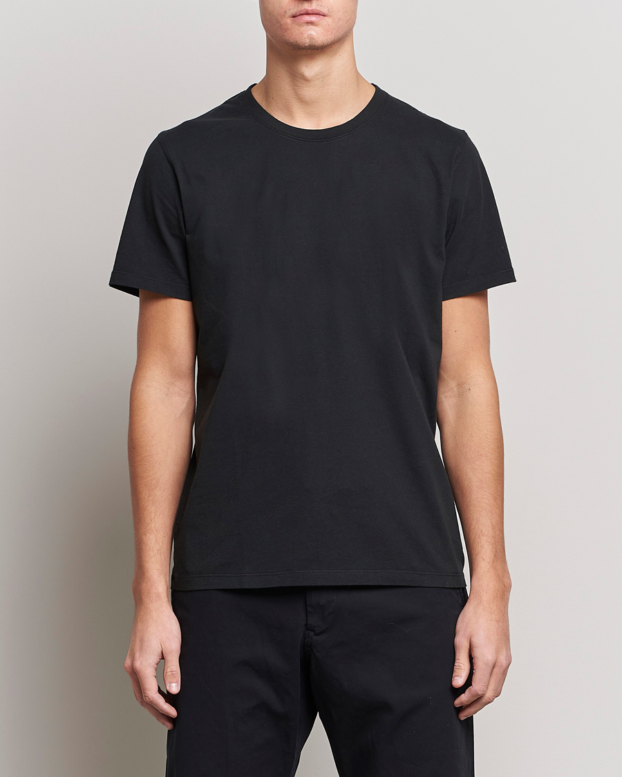 Herr | Wardrobe basics | NN07 | Pima Crew Neck Tee Black