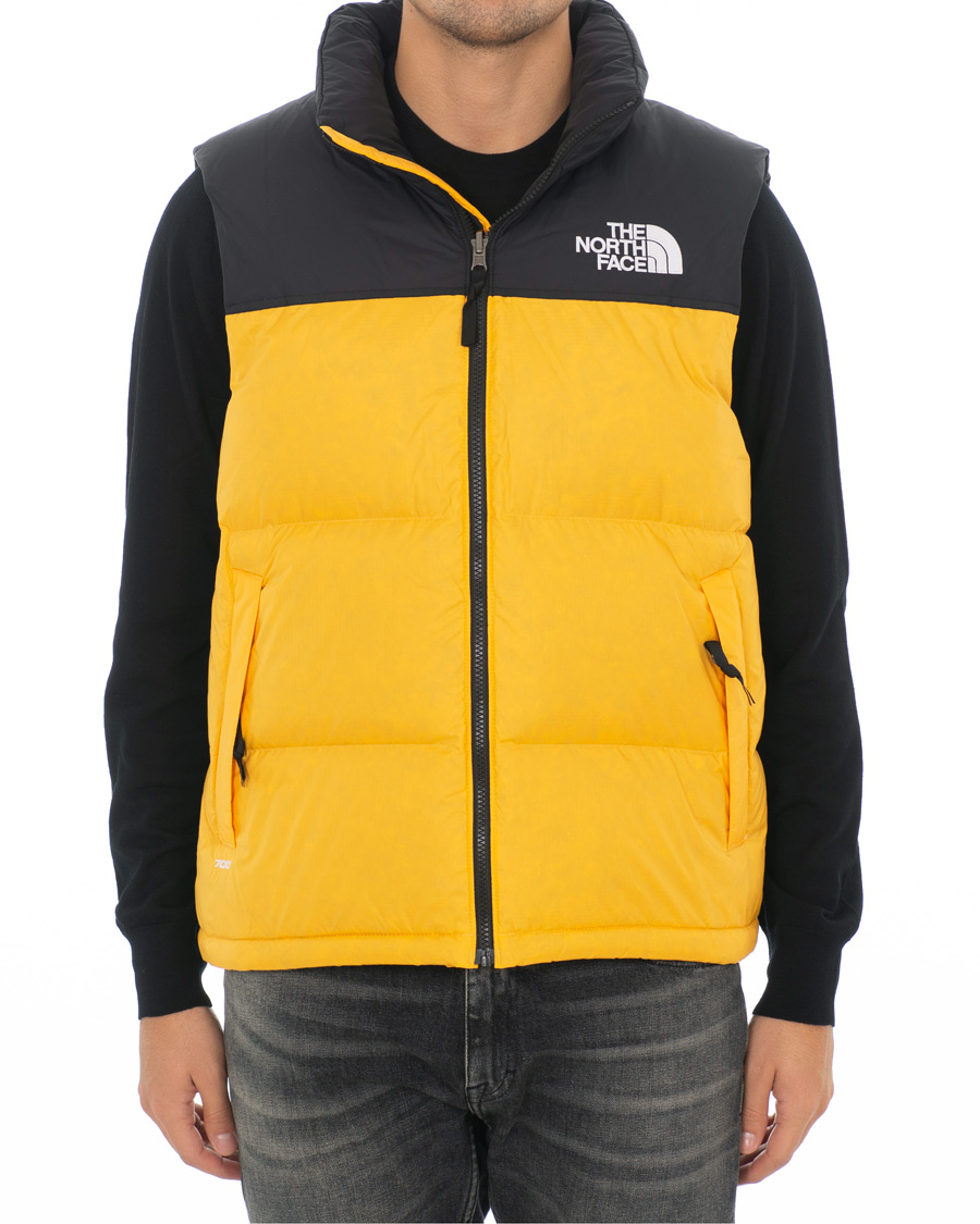 Yellow north face on sale vest