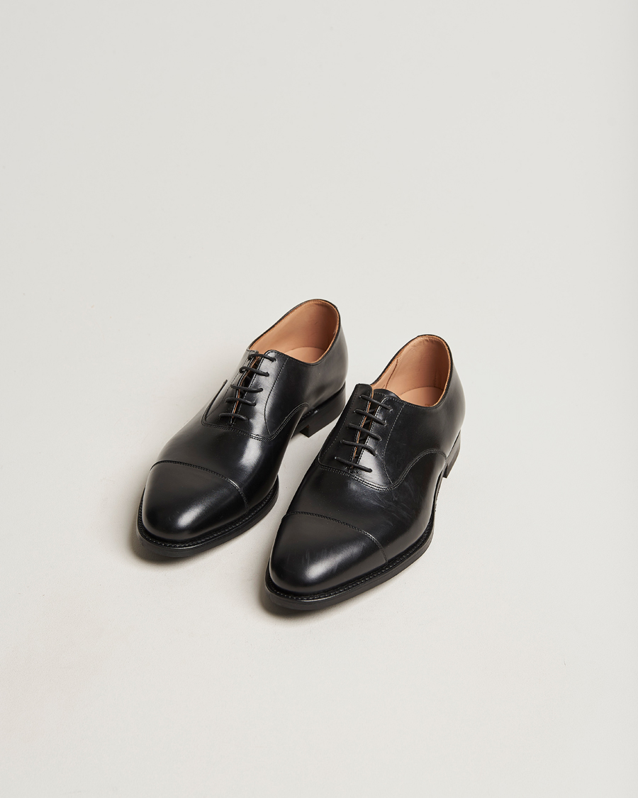 Herr | Snart i lager | Crockett & Jones | Connaught 2 City Sole Black Calf