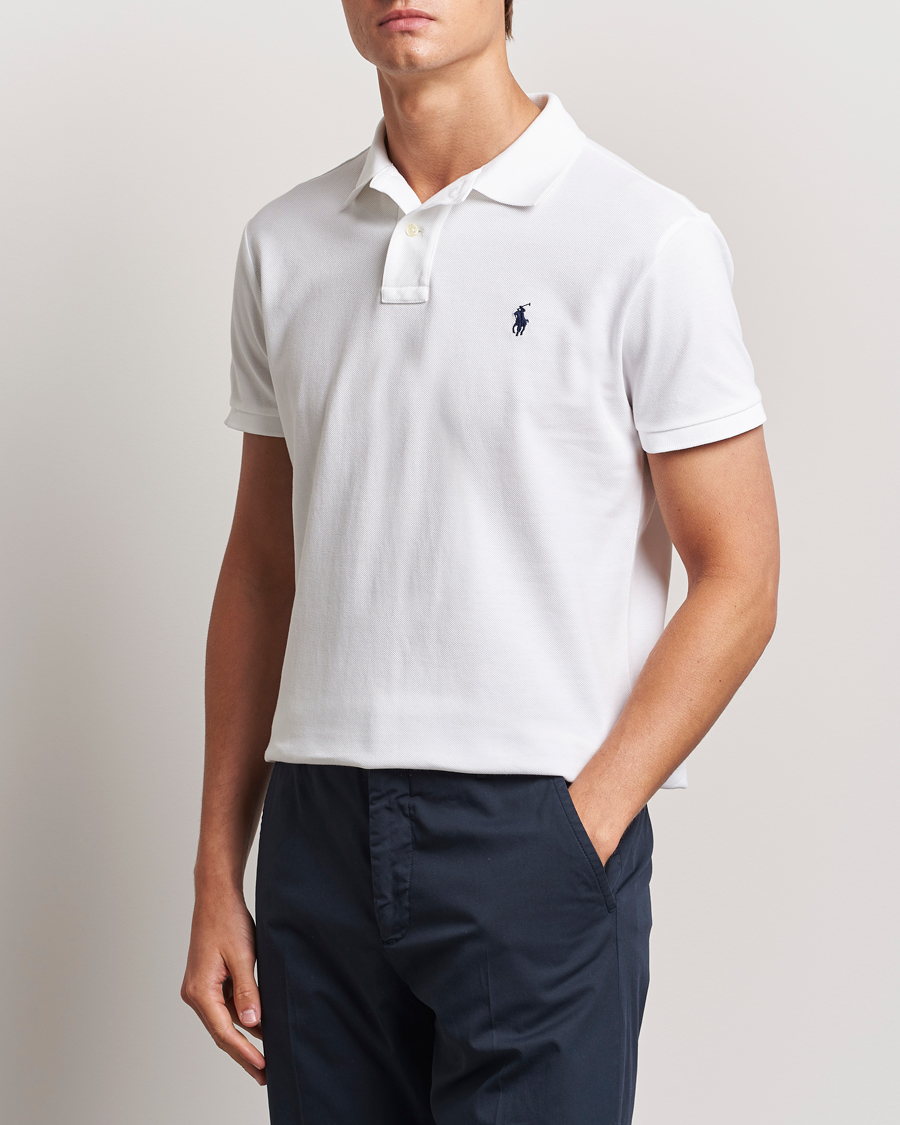 Herr | The Classics of Tomorrow | Polo Ralph Lauren | Custom Slim Fit Polo White