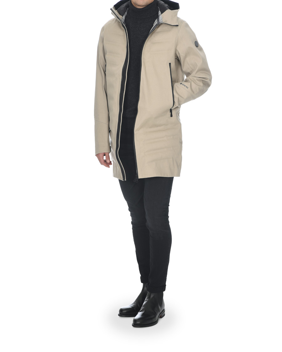 khaki cotton parka