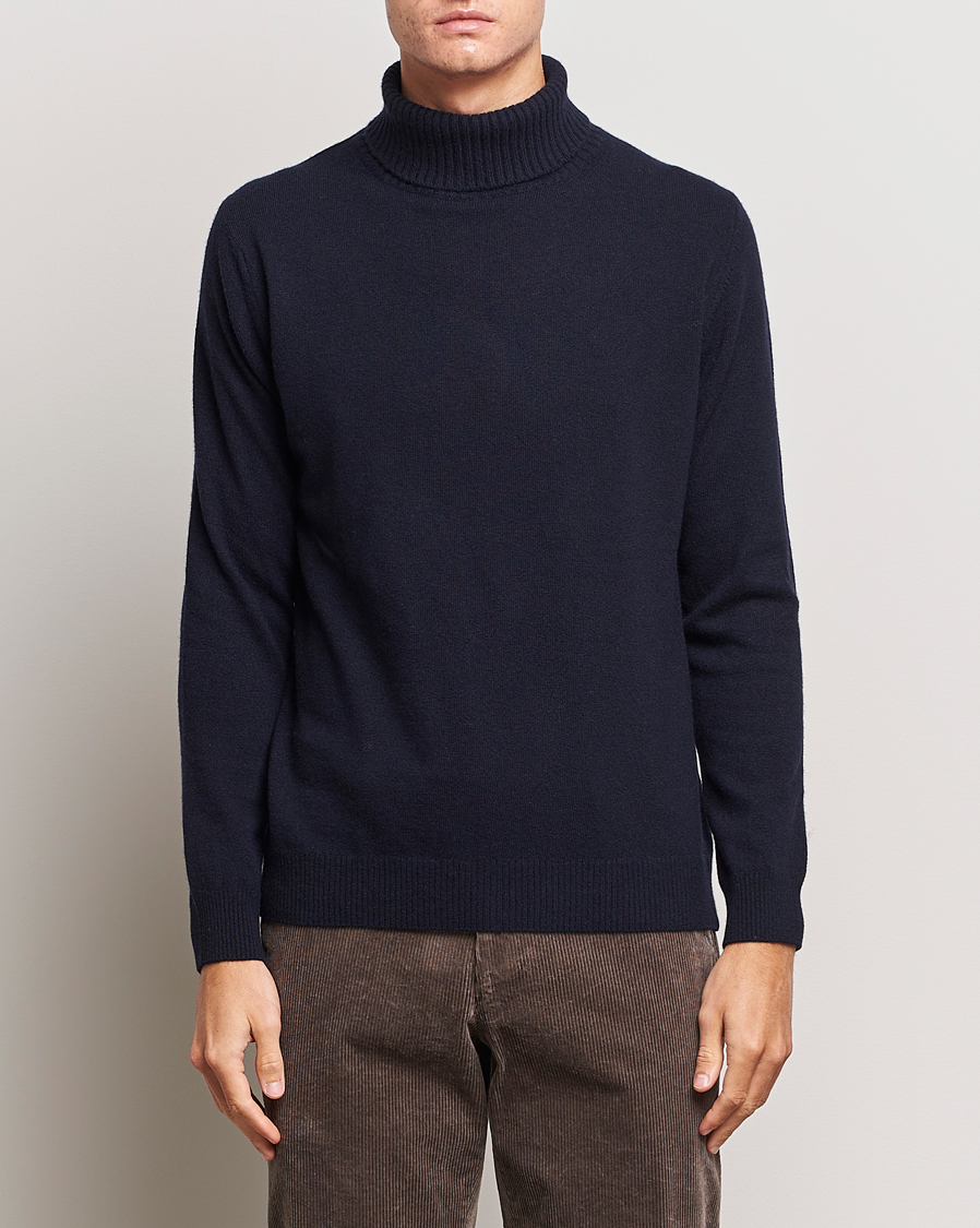 Herr |  | Oscar Jacobson | Salim Wool/Cashmere Rollneck Navy