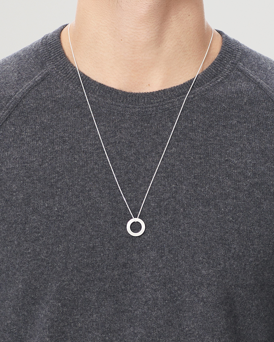 Herr | Student | LE GRAMME | Circle Necklace Le 2.5  Sterling Silver