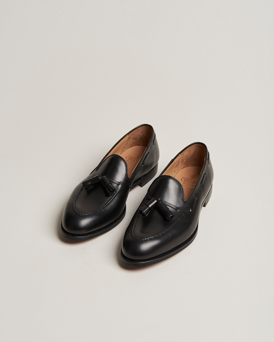 Herr | Student | Crockett & Jones | Cavendish 2 Tassel Loafer Black Calf