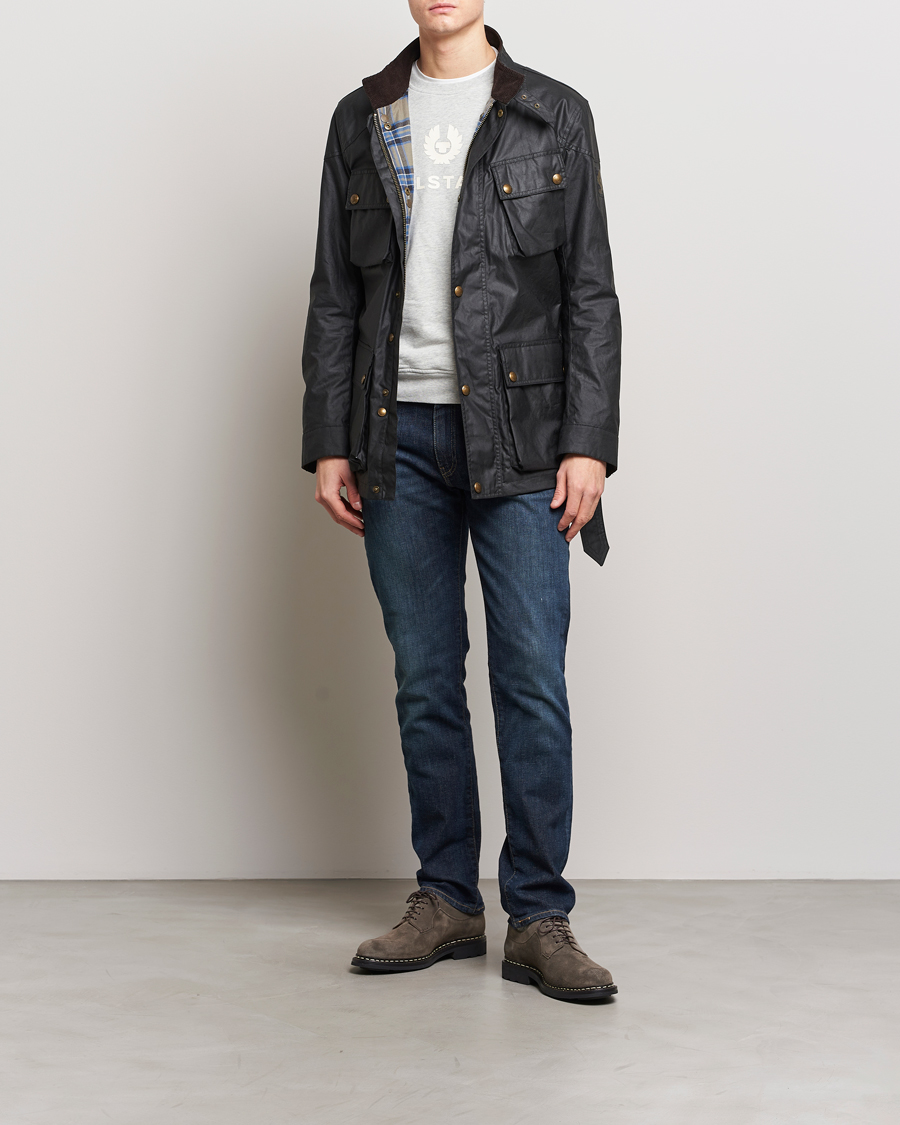 Belstaff Trialmaster Waxed Jacket Black | Herr - Care Of Carl