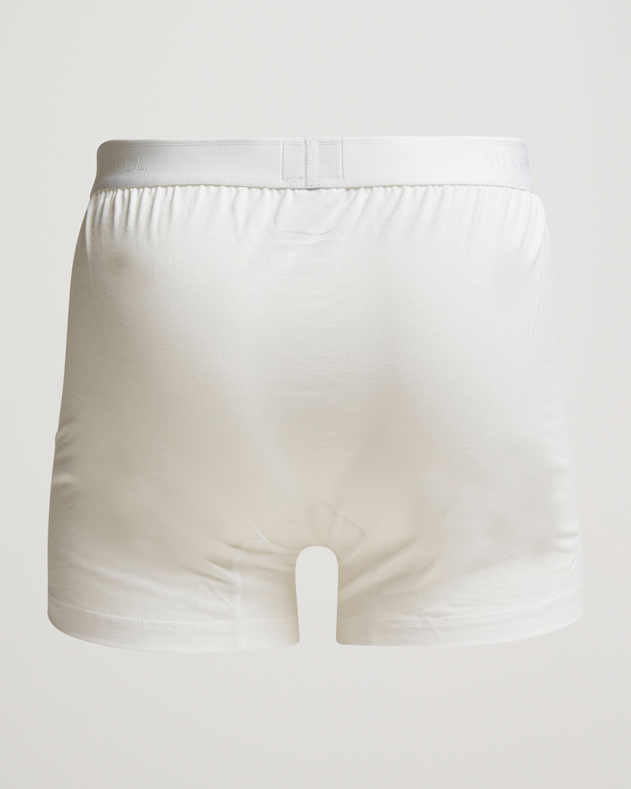 Herr | Underkläder | Sunspel | Superfine Two Button Cotton White