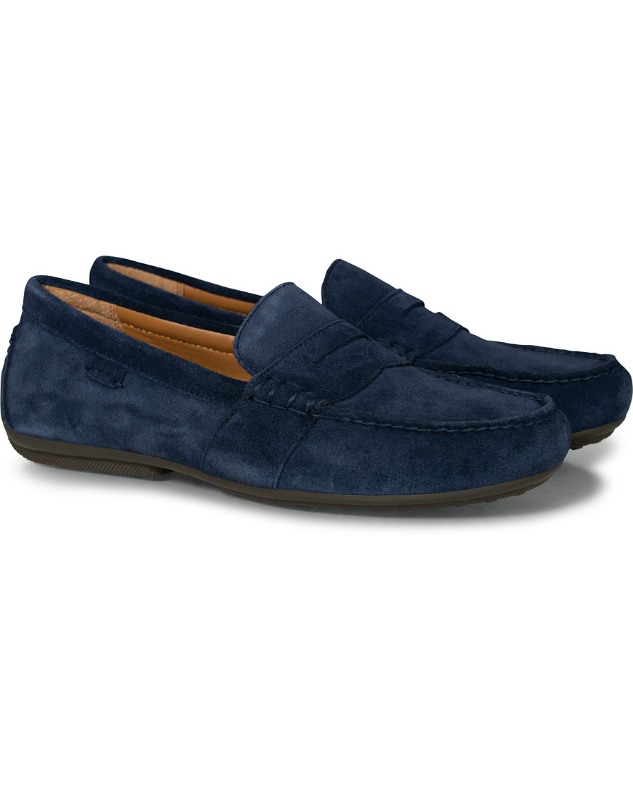 Polo Ralph Lauren Reynold Driving Loafer Navy Suede Herr Care Of Carl 8470