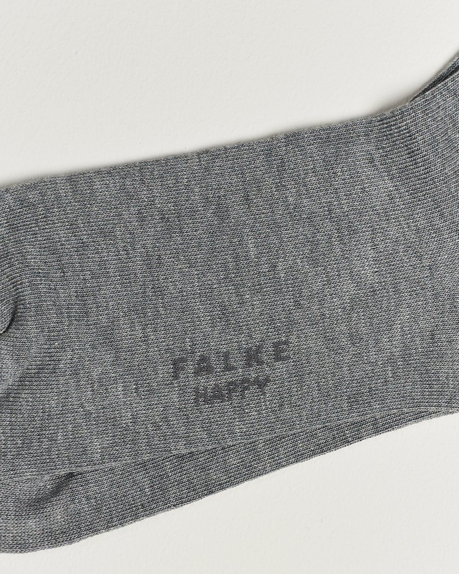 Herr | Underkläder | Falke | Happy 2-Pack Cotton Socks Light Grey
