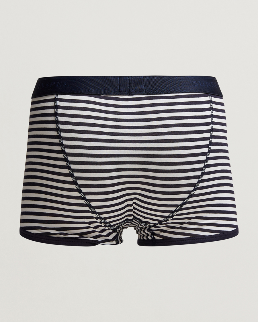 Herr | Sunspel | Sunspel | Superfine Cotton Trunk Navy/White