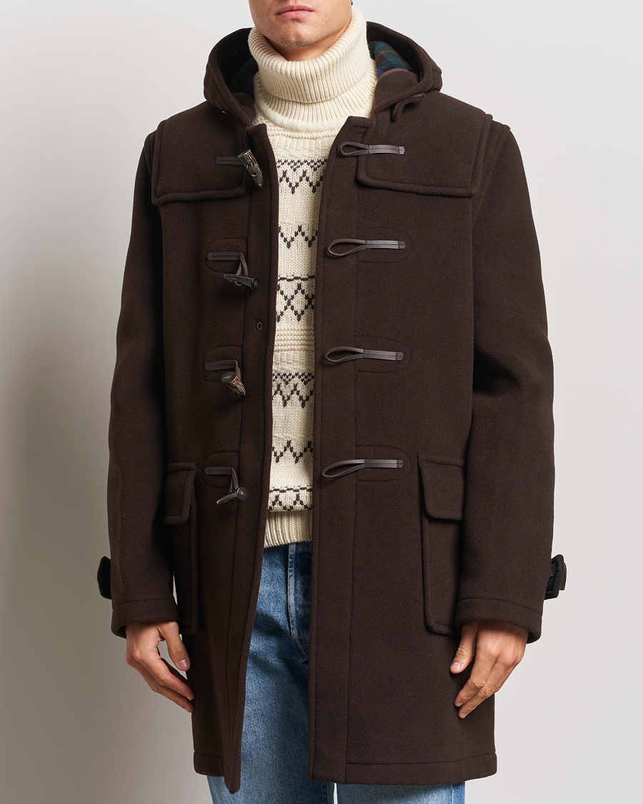 Herr |  | Gloverall | Morris Duffle Coat Brown/Tartan