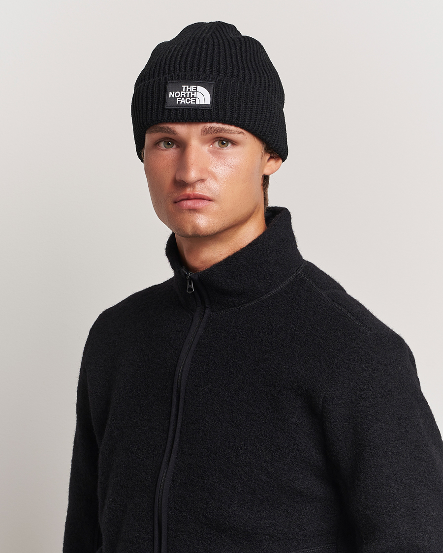 Herr |  | The North Face | Logo Box Cuffed Beanie Black