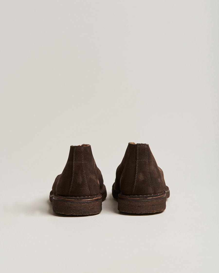 Herr | Kängor | Drake's | Crosby Moc-Toe Suede Chukka Boots Dark Brown
