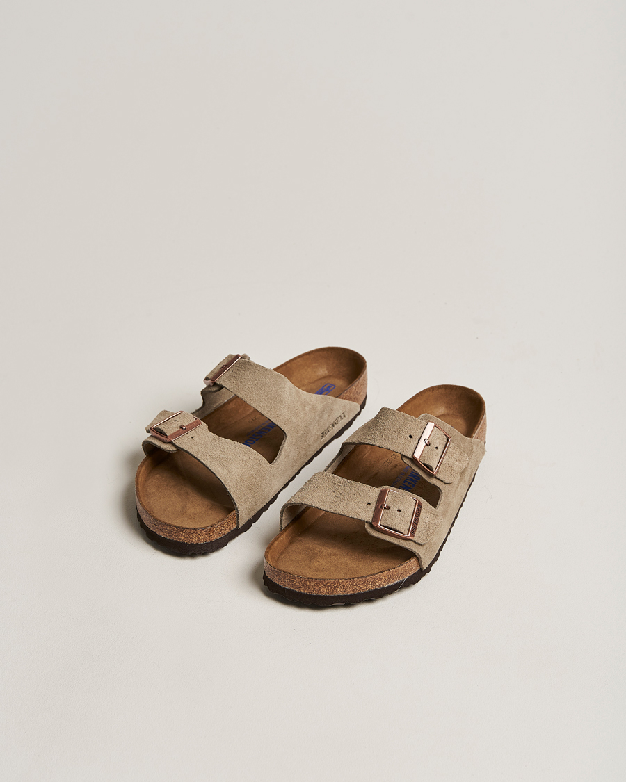 Herr | Skor | BIRKENSTOCK | Arizona Soft Footbed Taupe Suede