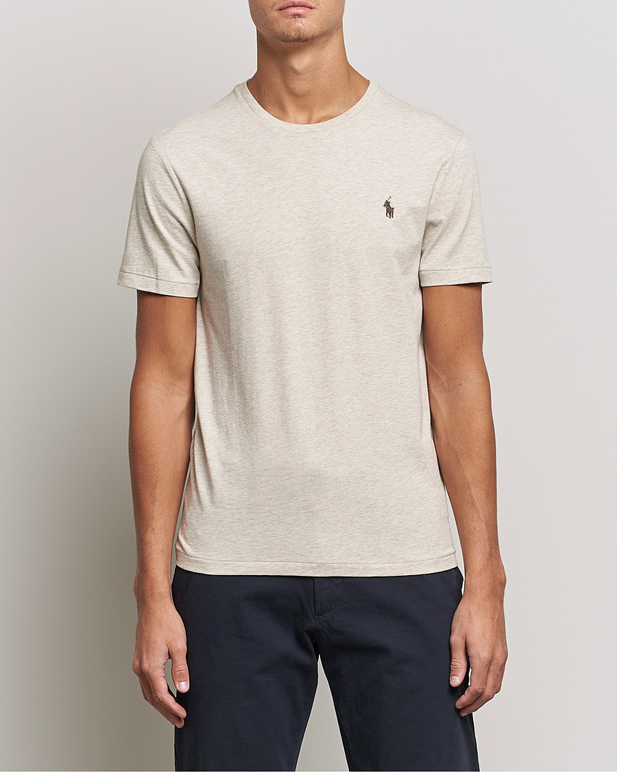 Herr | Preppy Authentic | Polo Ralph Lauren | Crew Neck T-Shirt Expedition Dune Heather