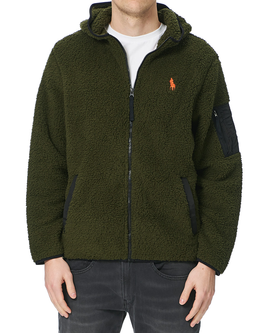 polo ralph lauren curly sherpa sweater company olive