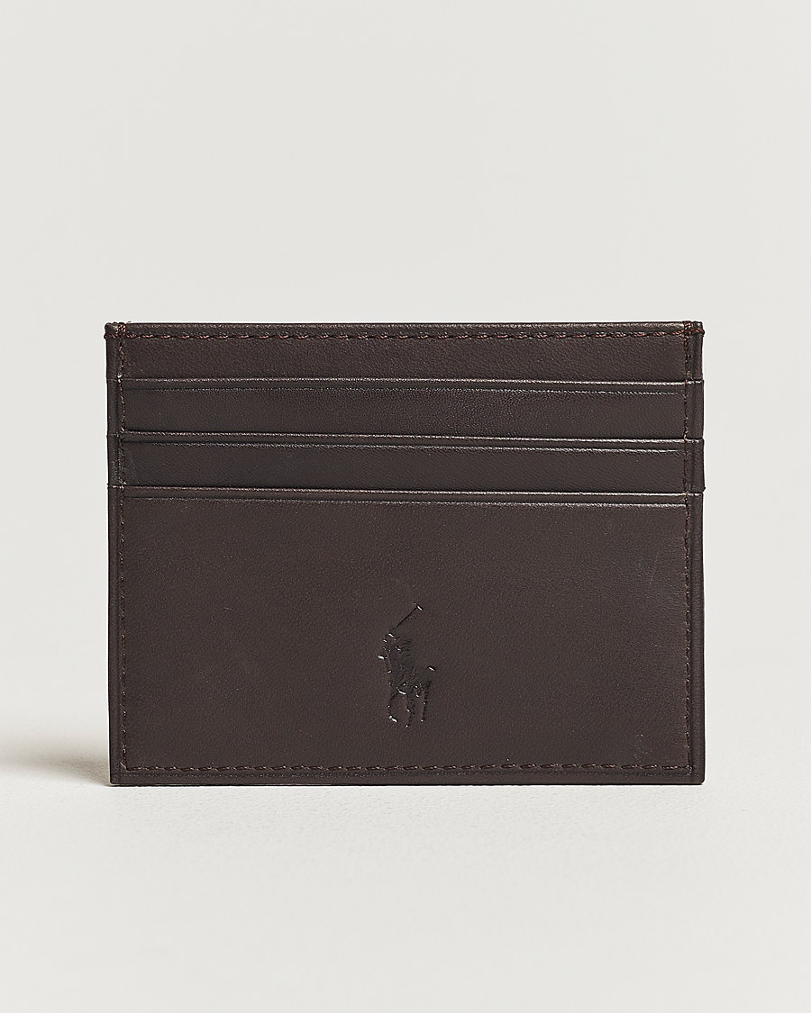 Herr |  | Polo Ralph Lauren | Smooth Leather Credit Card Case Brown